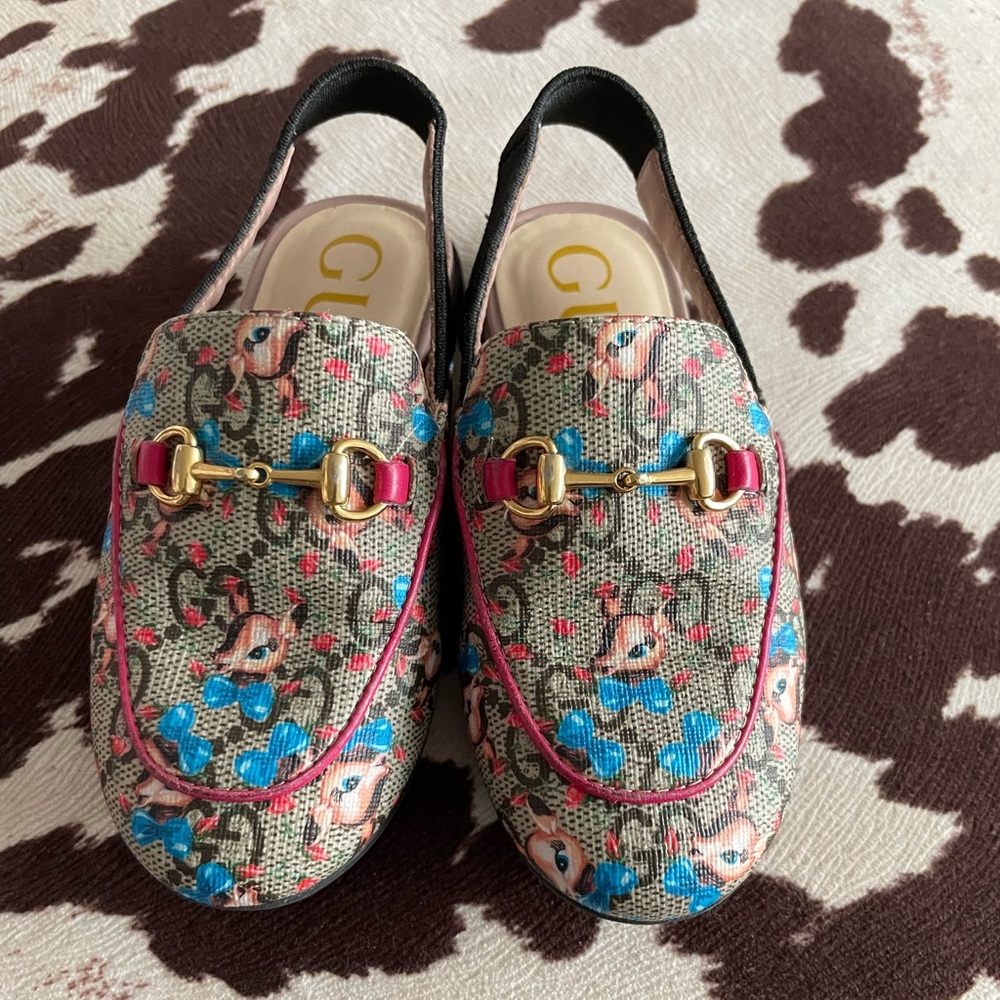 AUTHENTIC GUCCI PRINCETOWN LOAFER KIDS SIZE 24